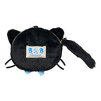 Chococat Plush Mini Face Zipper Pouch with Lobster Clasp, Sanrio Cat Club Series