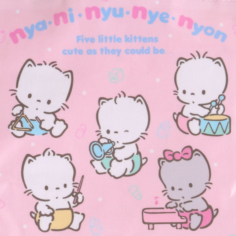 Nya Ni Nyu Nye Nyon All-Over Print Mini PVC Tote Bag, Sanrio Cat Club Series