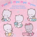 Nya Ni Nyu Nye Nyon All-Over Print Mini PVC Tote Bag, Sanrio Cat Club Series
