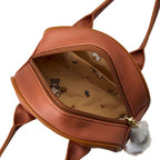 Noranekoland PU Mini Handbag with Cat Tail Zipper Pull, Sanrio Cat Club Series