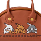 Noranekoland PU Mini Handbag with Cat Tail Zipper Pull, Sanrio Cat Club Series