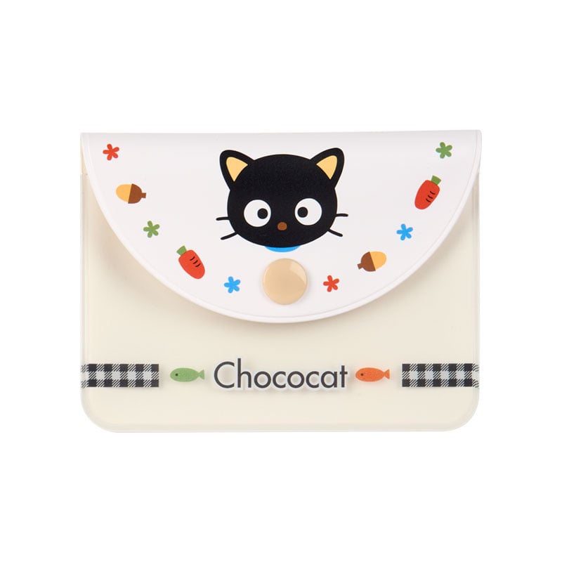 Chococat 15 Sheet Mini Sticker Pack with Clear Case, Sanrio Cat Club Series