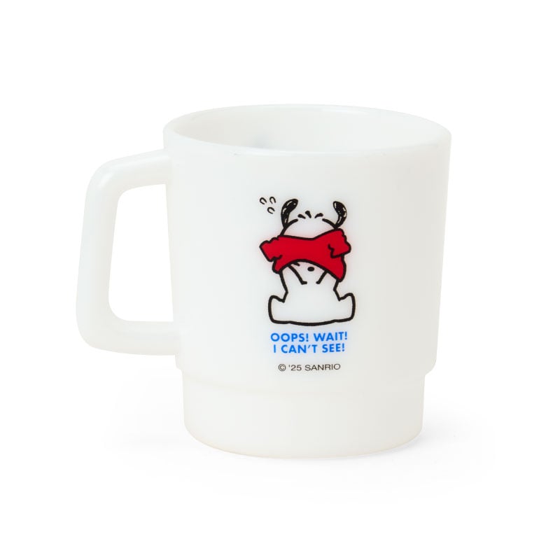 Pochacco Dress-Up Retro Plastic Mug, 330ml