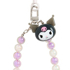 Kuromi Glossy Beaded Removable Smartphone Charm