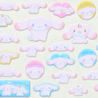 Cinnamoroll 25 Piece Puffy Sticker Sheet, Rosy Cheeks Series