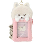 Sanrio Characters Pomeranian Plush ID Card Holder, Always Together Pet Series