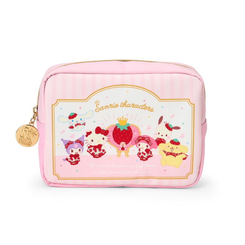 Sanrio Characters Strawberry News 50th Mini Zipper Pouch