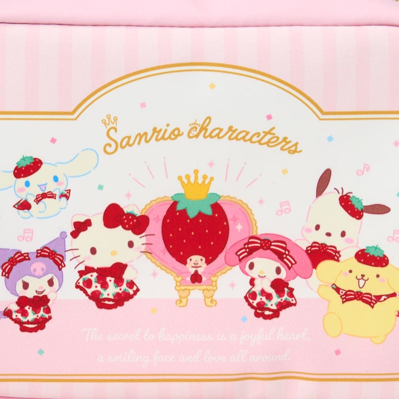 Sanrio Characters Strawberry News 50th Mini Zipper Pouch