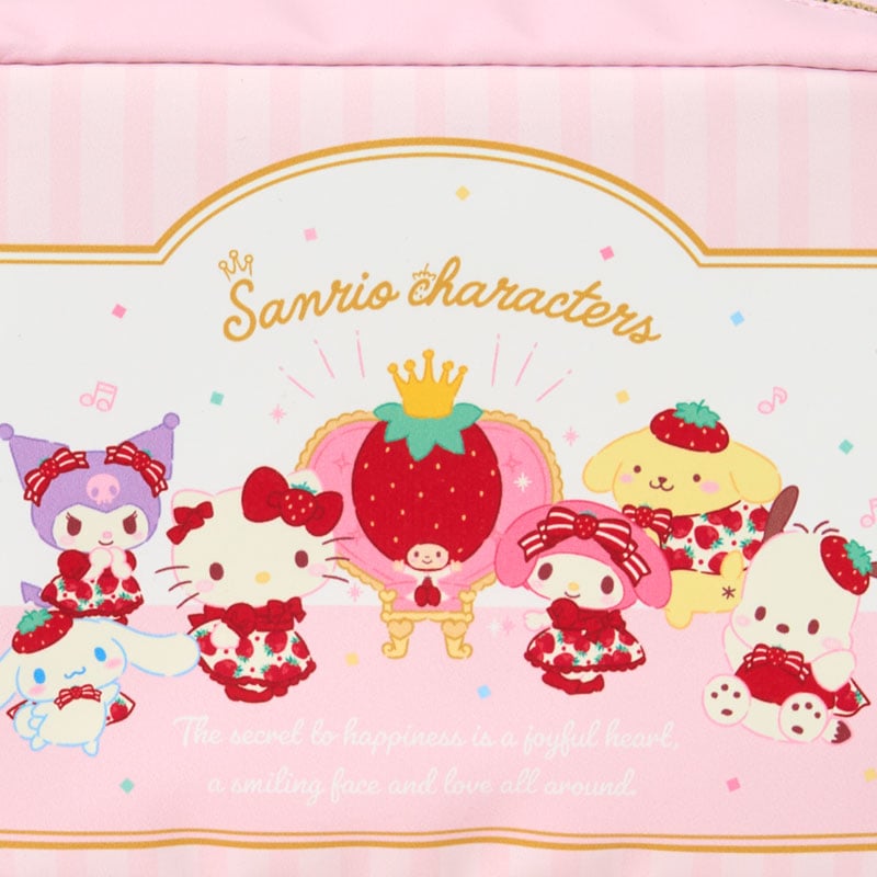 Sanrio Characters Strawberry News 50th Mini Zipper Pouch