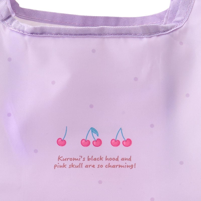 Kuromi Reusable Foldable Poly Lunch Tote Bag