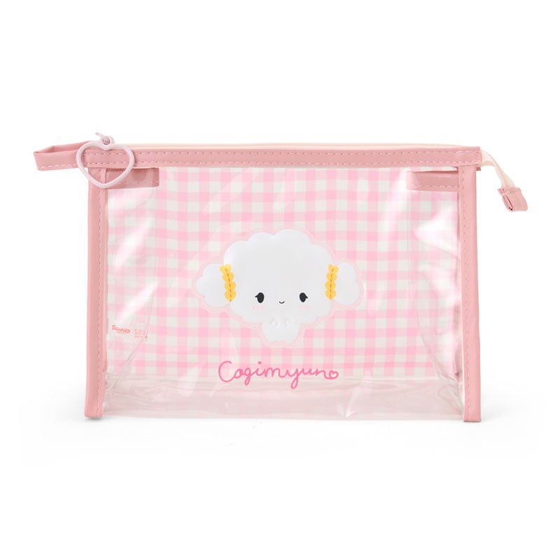 Cogimyun Clear Gingham Zipper Pouch