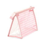 Cogimyun Clear Gingham Triangular Zipper Pouch