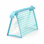 Cinnamoroll Clear Gingham Triangular Zipper Pouch