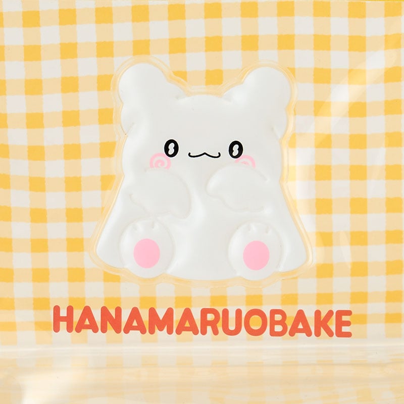 Hanamaruobake Clear Gingham Triangular Zipper Pouch