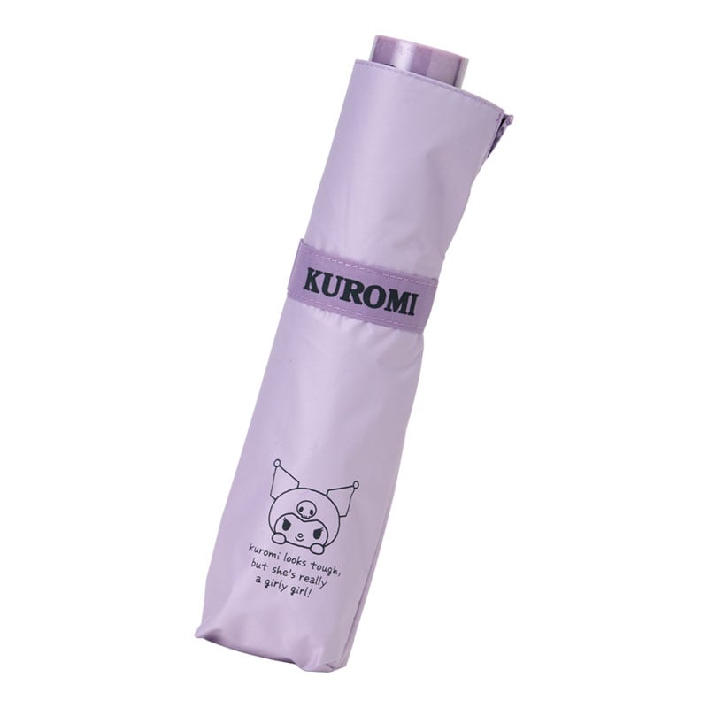 Kuromi Classic Folding Travel Umbrella
