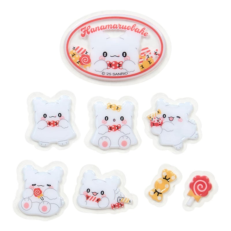 Hanamaruobake 24 Piece Mini Sticker Set, I Love Sweets Series