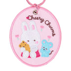 Cheery Chums Embroidered Badge Mascot Keychain, Sanrio Character Award Series
