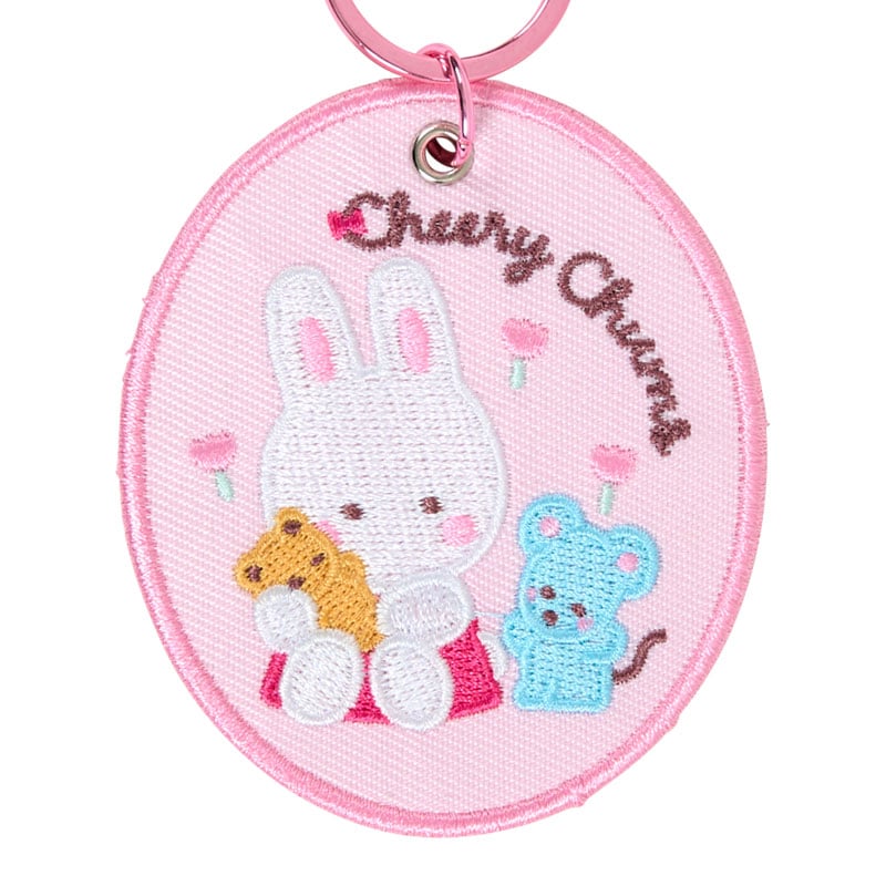 Cheery Chums Embroidered Badge Mascot Keychain, Sanrio Character Award Series
