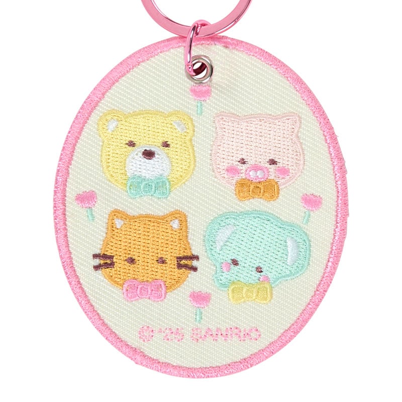 Cheery Chums Embroidered Badge Mascot Keychain, Sanrio Character Award Series