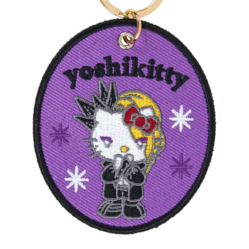 Yoshikitty Embroidered Badge Mascot Keychain, Sanrio Character Award Series