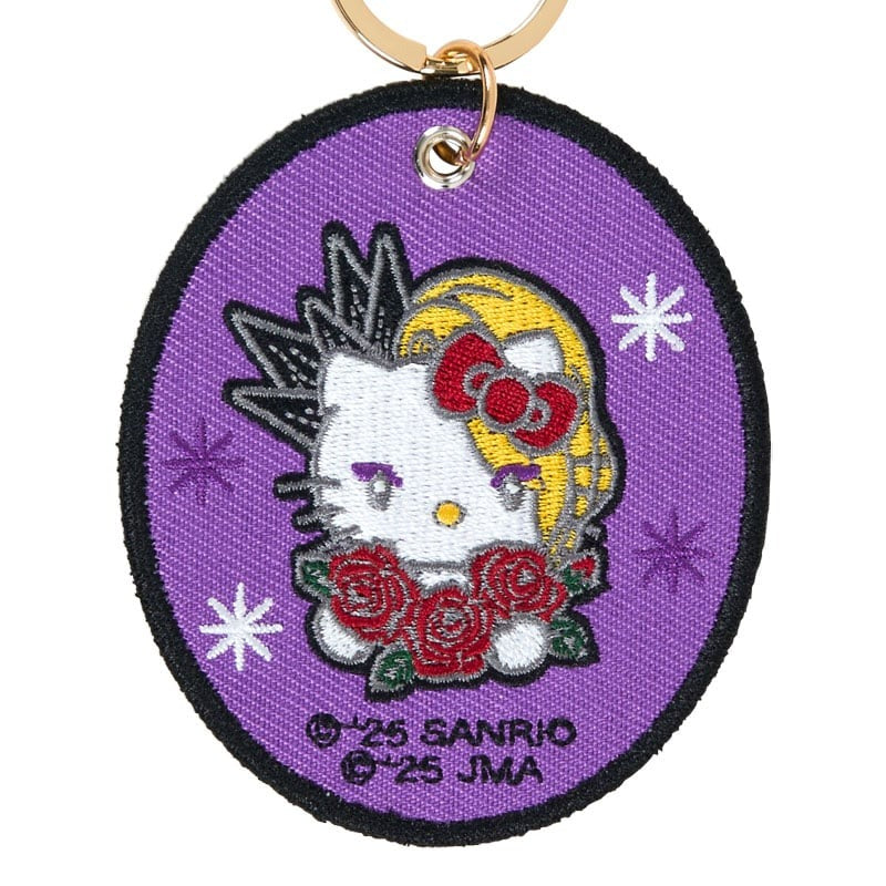 Yoshikitty Embroidered Badge Mascot Keychain, Sanrio Character Award Series