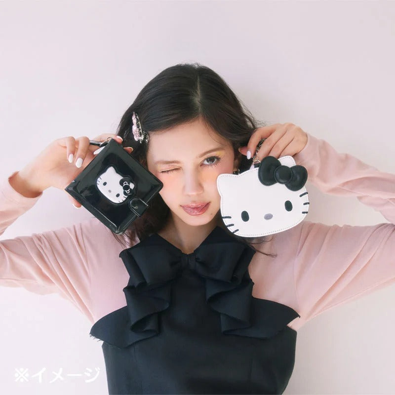 Hello Kitty I Love Hello Kitty Black Vinyl Snap Wallet