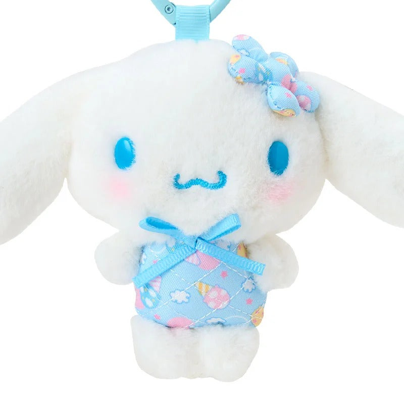 Cinnamoroll Retro Quilt Plush Mascot Keychain
