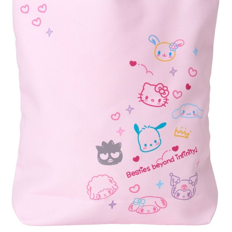 Sanrio Characters Sparkling School Tote Bag