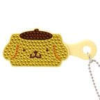 Pompompurin Mini Bling Brush Bag Charm