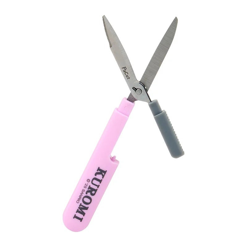 Kuromi Gingham Compact Scissors