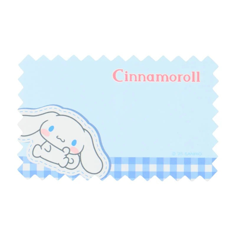 Cinnamoroll Gingham Mini Memo Sheets With Case