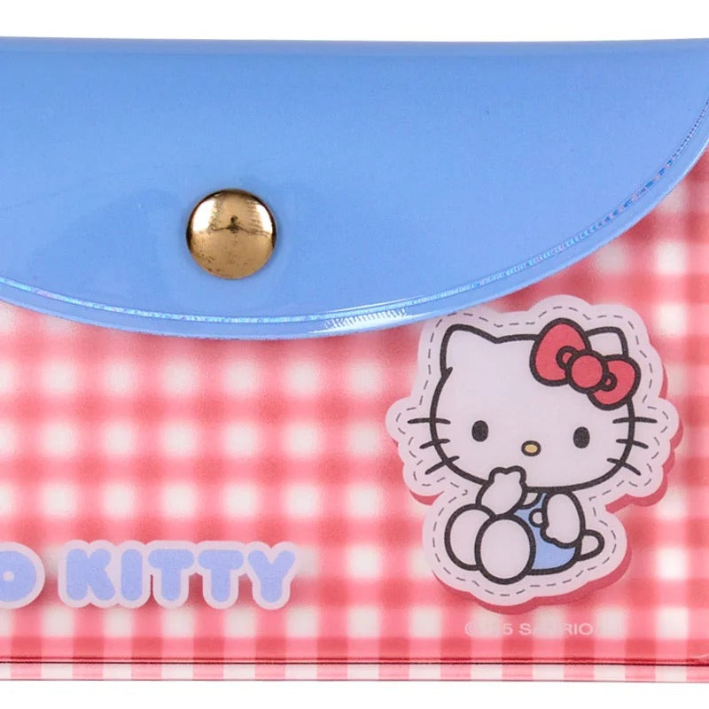 Hello Kitty Gingham Mini Memo Sheets With Case