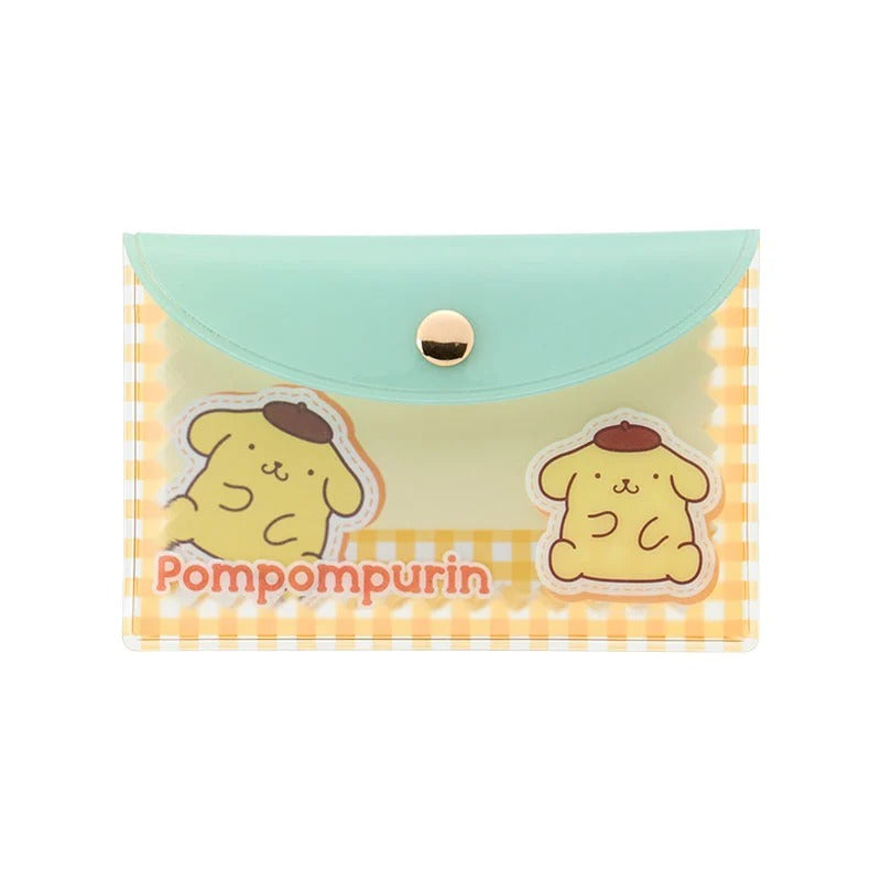 Pompompurin Gingham Mini Memo Sheets With Case