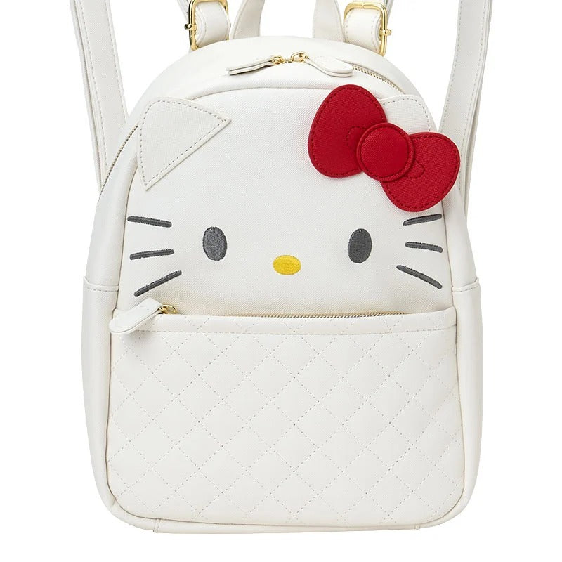 Hello Kitty Quilted PU Mini Backpack With Straps
