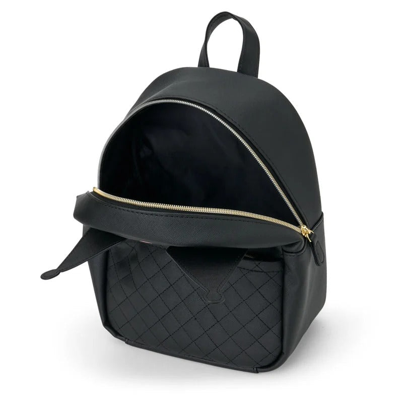 Kuromi Quilted PU Mini Backpack With Straps