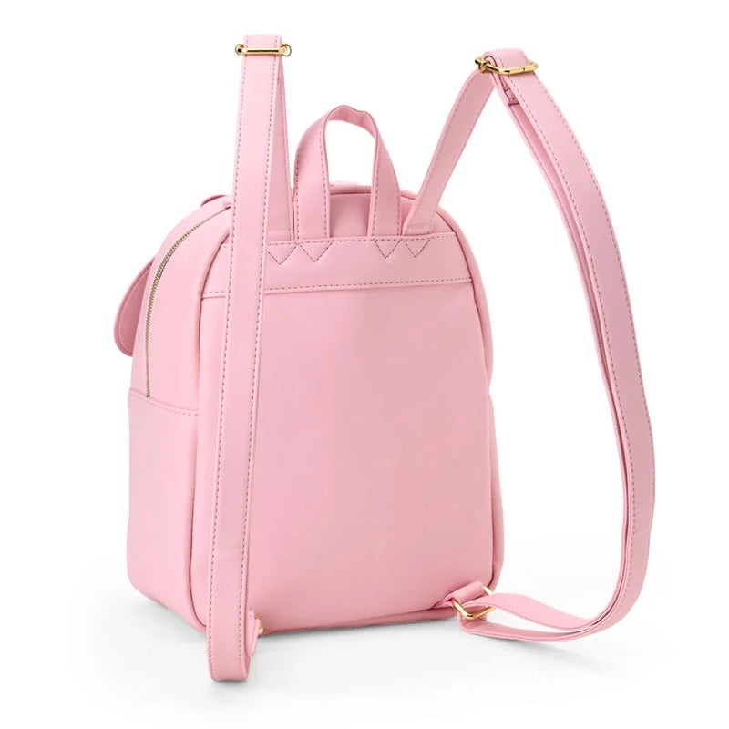 My Melody Quilted PU Mini Backpack With Straps