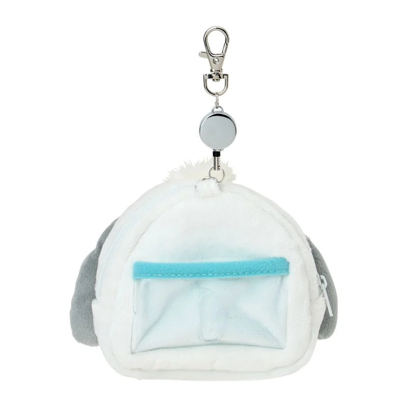 Pochacco Plush ID Badge Holder With Reel