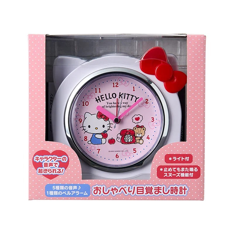 Hello Kitty Snooze-n-Stop Talking Alarm Clock, Tiny Chum
