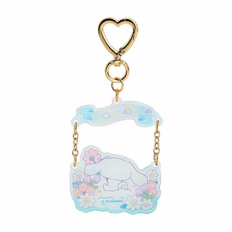 Cinnamoroll Everyone is the Star Floral Acrylic Keychain